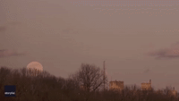 Timelapse Shows Cold Moon Rising Over Brooklyn
