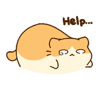 Sad Cat Sticker by Bichi Mao