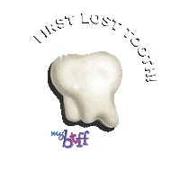 MyBTFF tooth fairy mybtff first tooth lost tooth Sticker