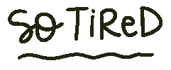 Tired Fatigue Sticker