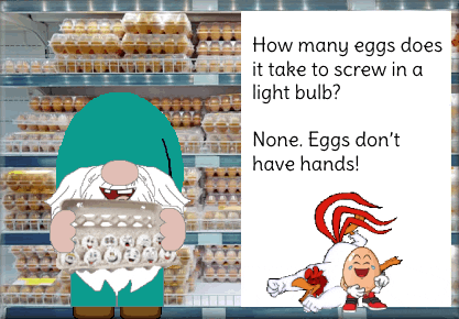 Eggs Gnome GIF