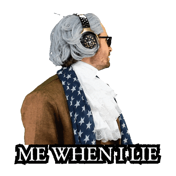 I Lie Sticker