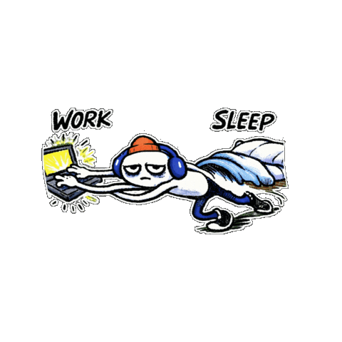 Tired Instagram Sticker
