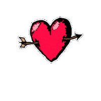 Love You Heart Sticker