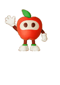 Apple Fruit Sticker by elbe-obst