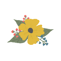 Flowers Sunflower Sticker