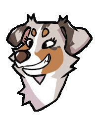 Border Collie Smile Sticker