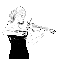 Violin Thegalliardbrasserie Sticker by The GALLIARD