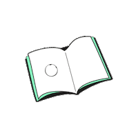 inchiostroandpaper green book dream letter Sticker