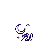 mooncatofficial stars mooncat Sticker