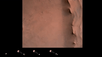 Perseverance Rover’s Descent and Touchdown on Mars