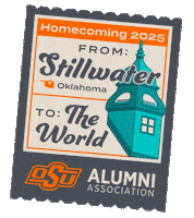 Homecoming Stillwater Sticker by Oklahoma State University