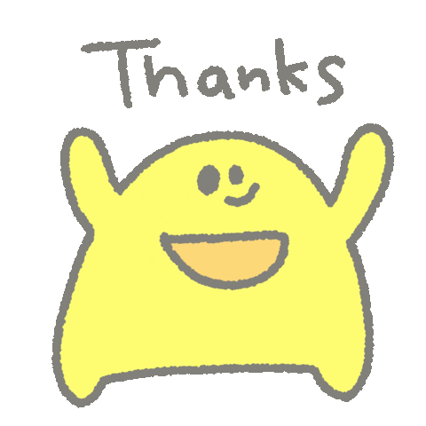 Thanks Sticker