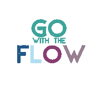BuroVeer go flow go with the flow buro veer Sticker