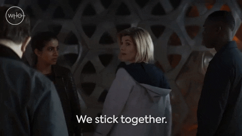 stick together jodie whittaker GIF by Doctor Who