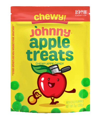 1908candy apple candy johnny alexander Sticker