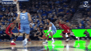 creighton bluejays three-pointer GIF by Creighton University Athletics