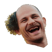 Oskar Laughing Sticker by Circus I love you