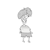 Weird Kid Sticker by tylaum