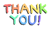 Rainbow Thank You Sticker