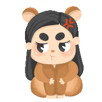 Hamster Angy Sticker by madebyjods