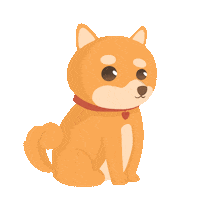 Dog Excite Sticker by madebyjods