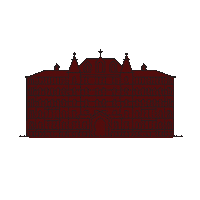 Christmas Griffins Sticker by Chestnut Hill College