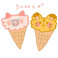 Friends Icecream Sticker