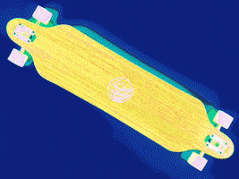 colorful longboards whitewave whitewavelongboards GIF