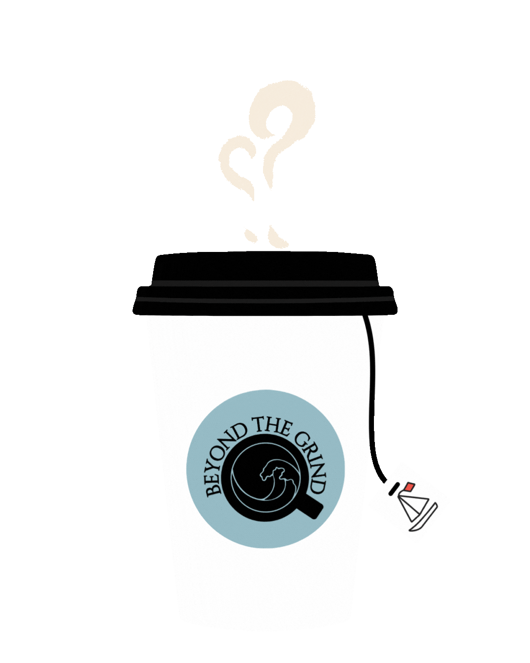 Hot Tea Sticker by Beyond the Grind