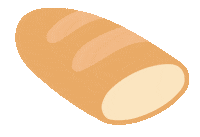 Cheddar Cheese Bread Sticker by I AM BOARD