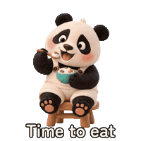English Time To Eat Sticker by LazyingArt · Aya & Lala