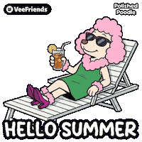 Dog Summer Sticker by VeeFriends