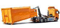 Orange Truck Sticker by Dorr Unternehmensgruppe