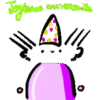 Happy Birthday Violet Sticker