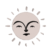 d_vigl sun shine minimal sunshine Sticker