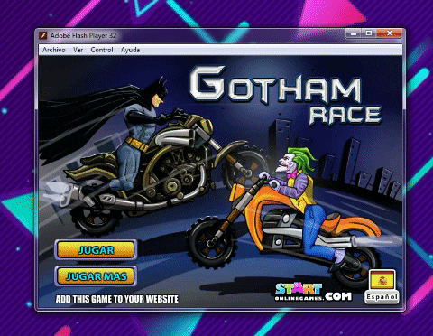 downloadhoy giphygifmaker descargar juego gotham race GIF