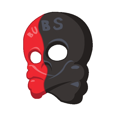 skull skalle Sticker by BUBS Godis