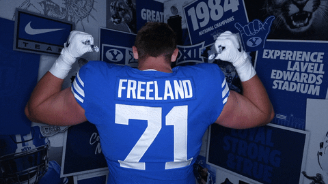 Byu Football GIF by BYU Cougars