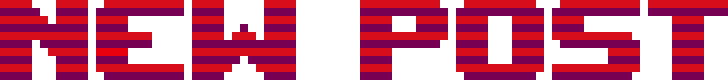 Pixel Post Sticker