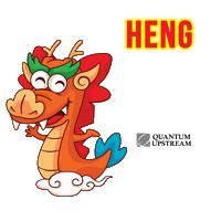 Dragonyear Sticker by Quantum Upstream (Quantum2U)