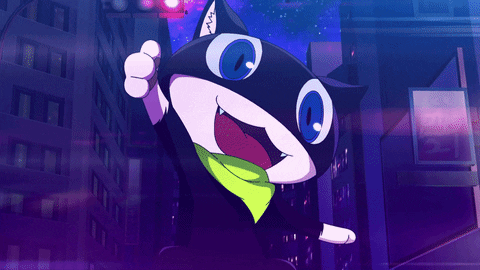 ATLUSWest giphyupload cat thumbs up videogame GIF