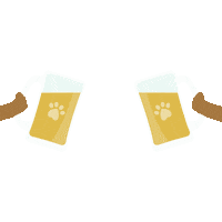 Beer Cheers Sticker by Rover.com