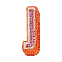 J Sticker by Sandroparis