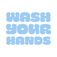 Hands Typography Sticker