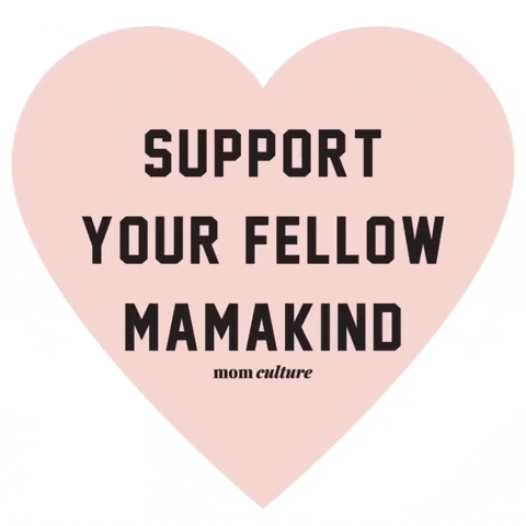 momculture love heart mom support GIF