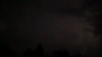 Dazzling Thunderstorm Lights Up Eastern Iowa
