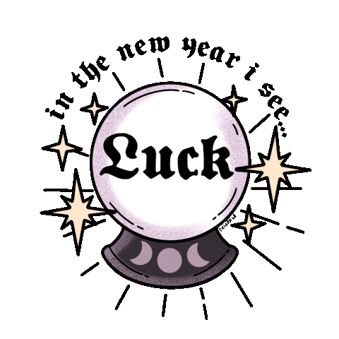 New Year Moon Sticker by chiara