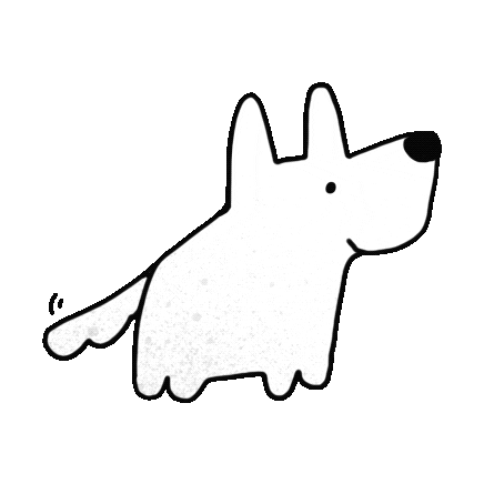 Dog Blinking Sticker