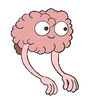 eirinnske happy thumbs up comics brain Sticker